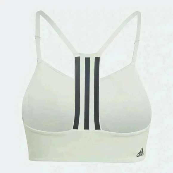 adidas Aeroimpact Training Light-Support Bra, Linen Green/Carbon, Size XS D-DD - Picture 5 of 10